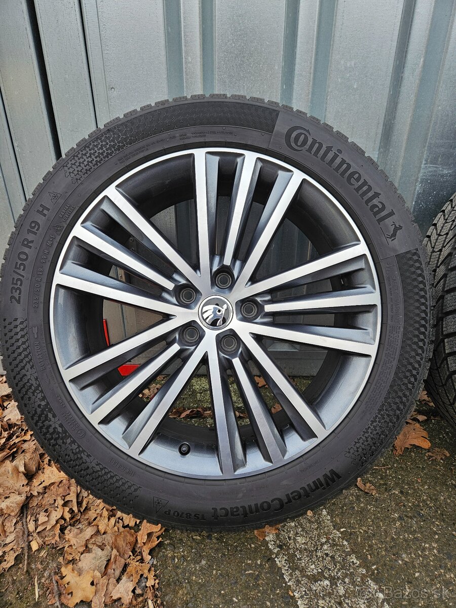 Zimní alu kola Sirius 19" Škoda Kodiaq 235/50 R19