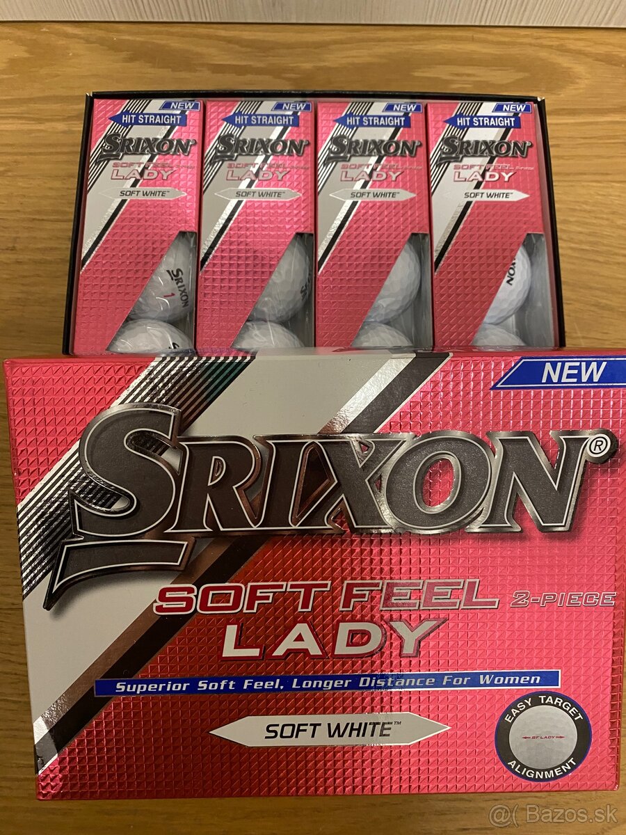 Golfové loptičky Taylor made, Srixon lady