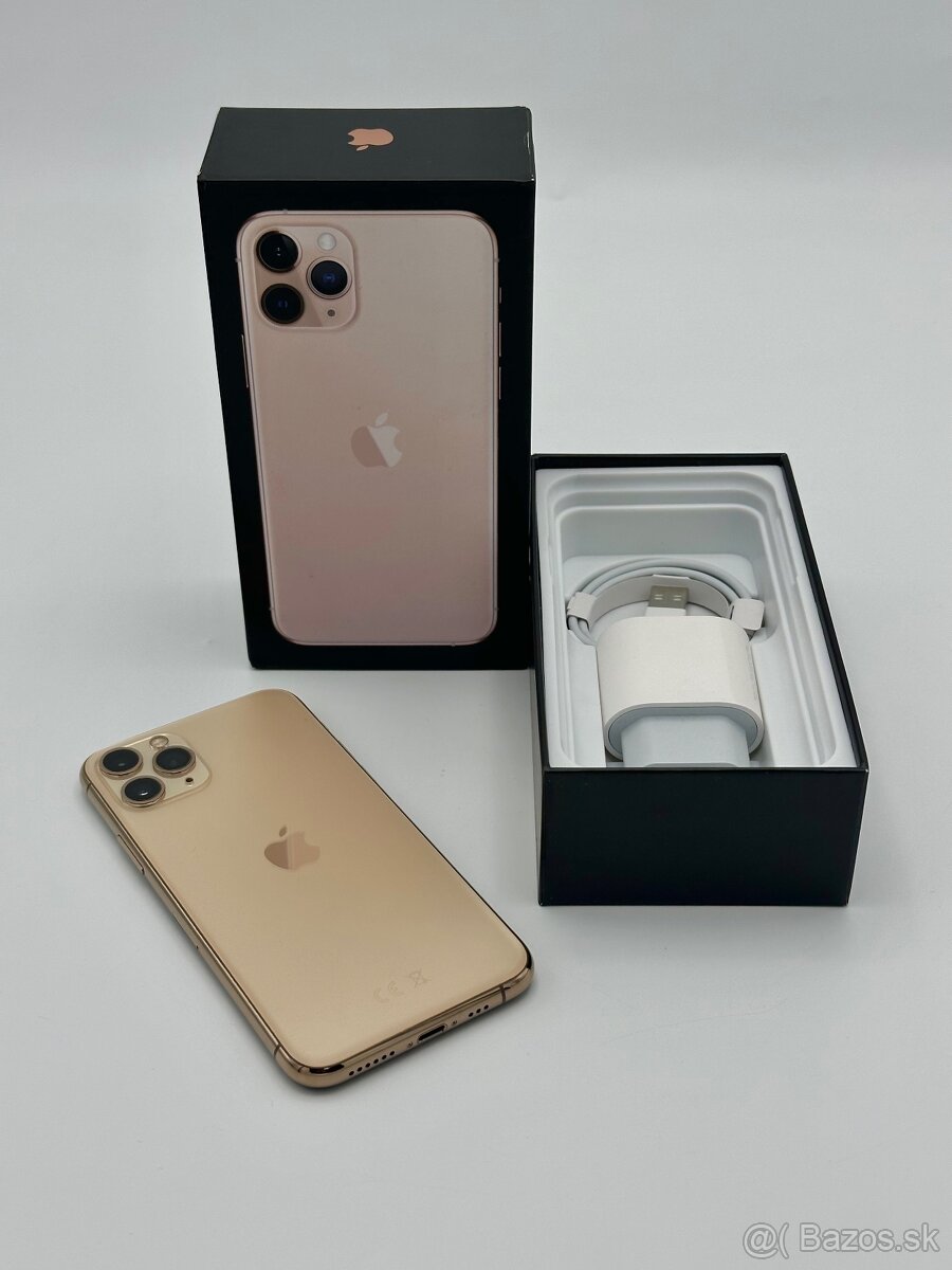 Apple iPhone 11 Pro 256GB Gold 100% Zdravie Batérie TOP STAV