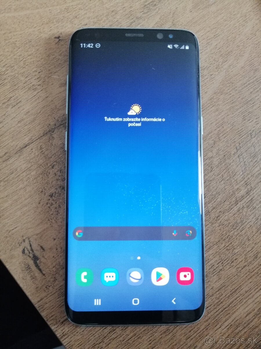 Samsung galaxy S8 modrý