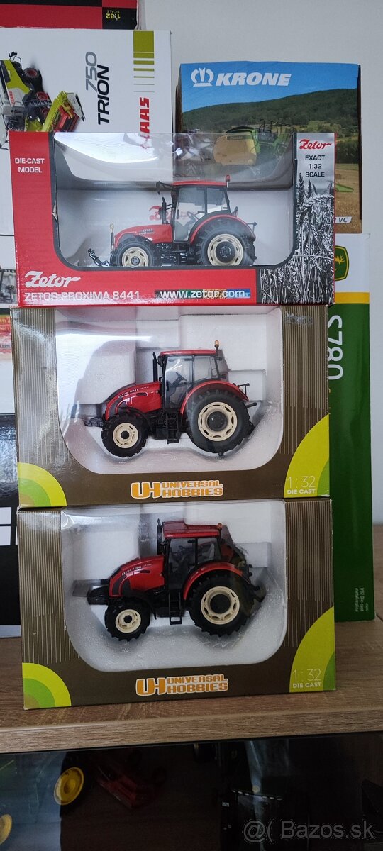 Modely Zetor 1:32