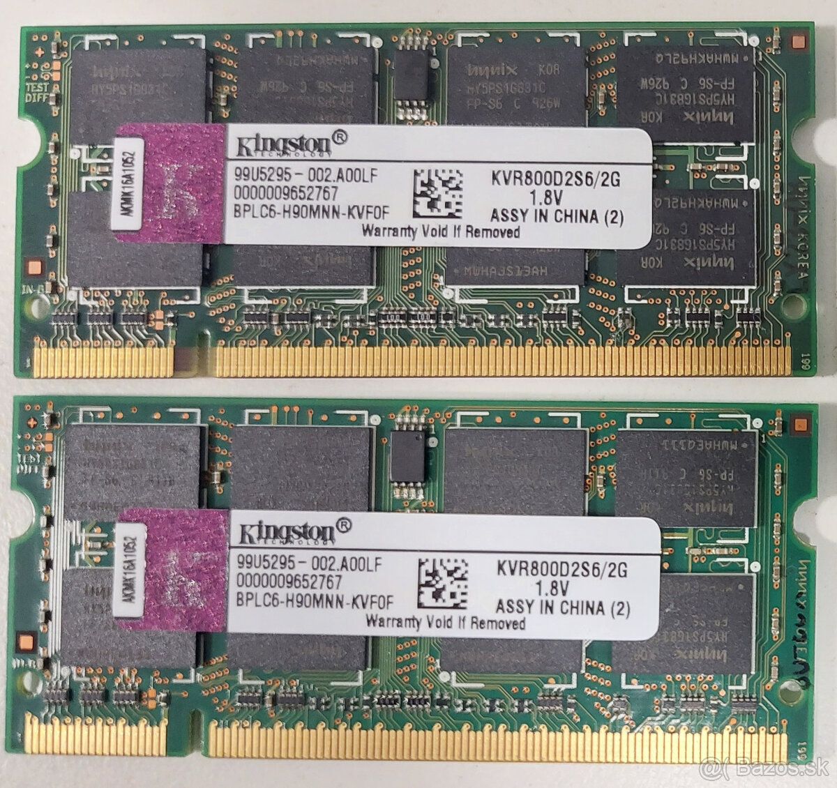 4GB 2x2GB DDR2 SODIM