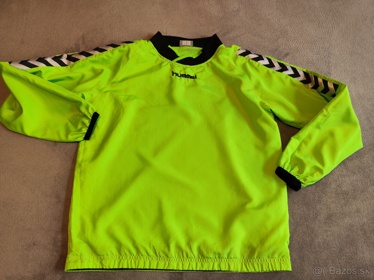 Chlapčenská futbalová bunda-Wind stopper Hummel, velk.164