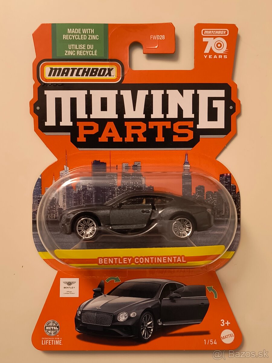 Matchbox Moving Parts - Bentley Continental