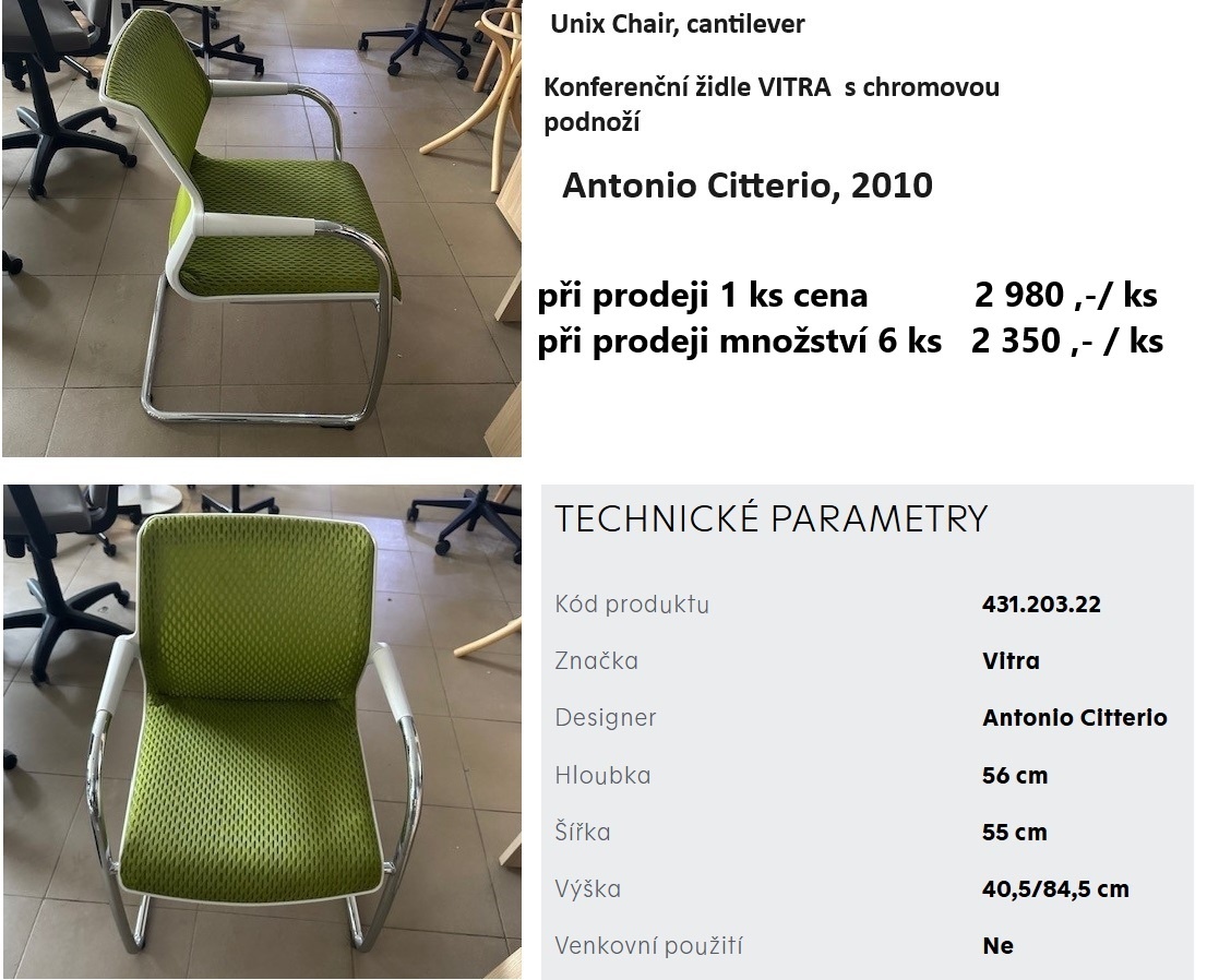 prodám značkové židle VITRA