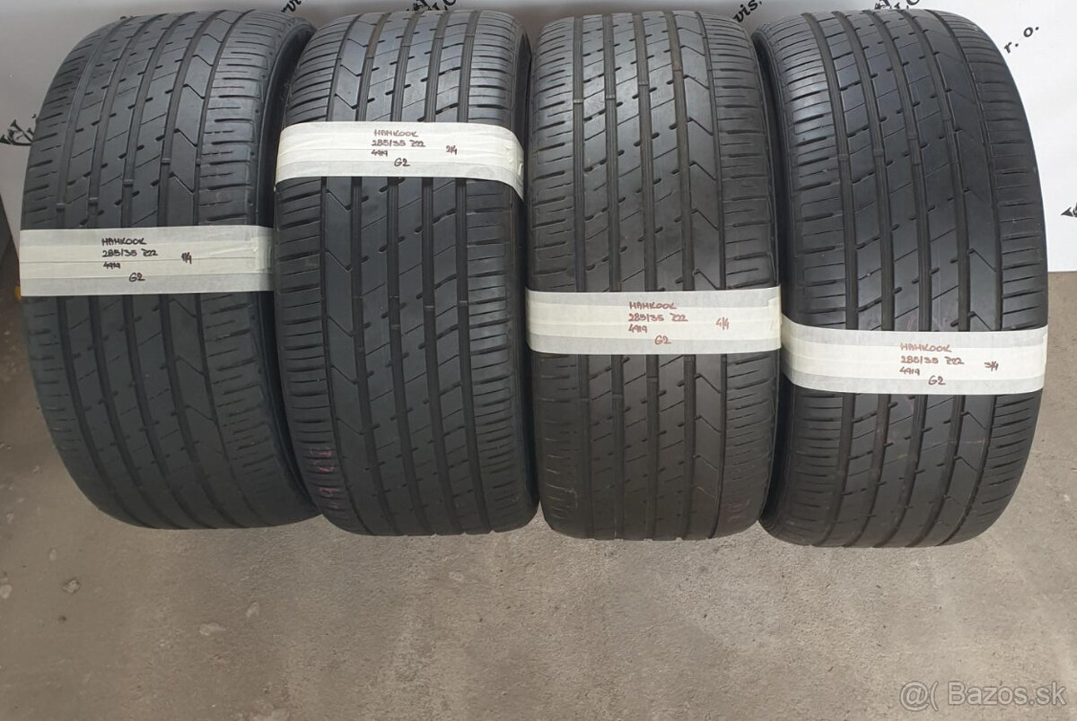 Letné pneumatiky 285/35 R22 HANKOOK DOT4919