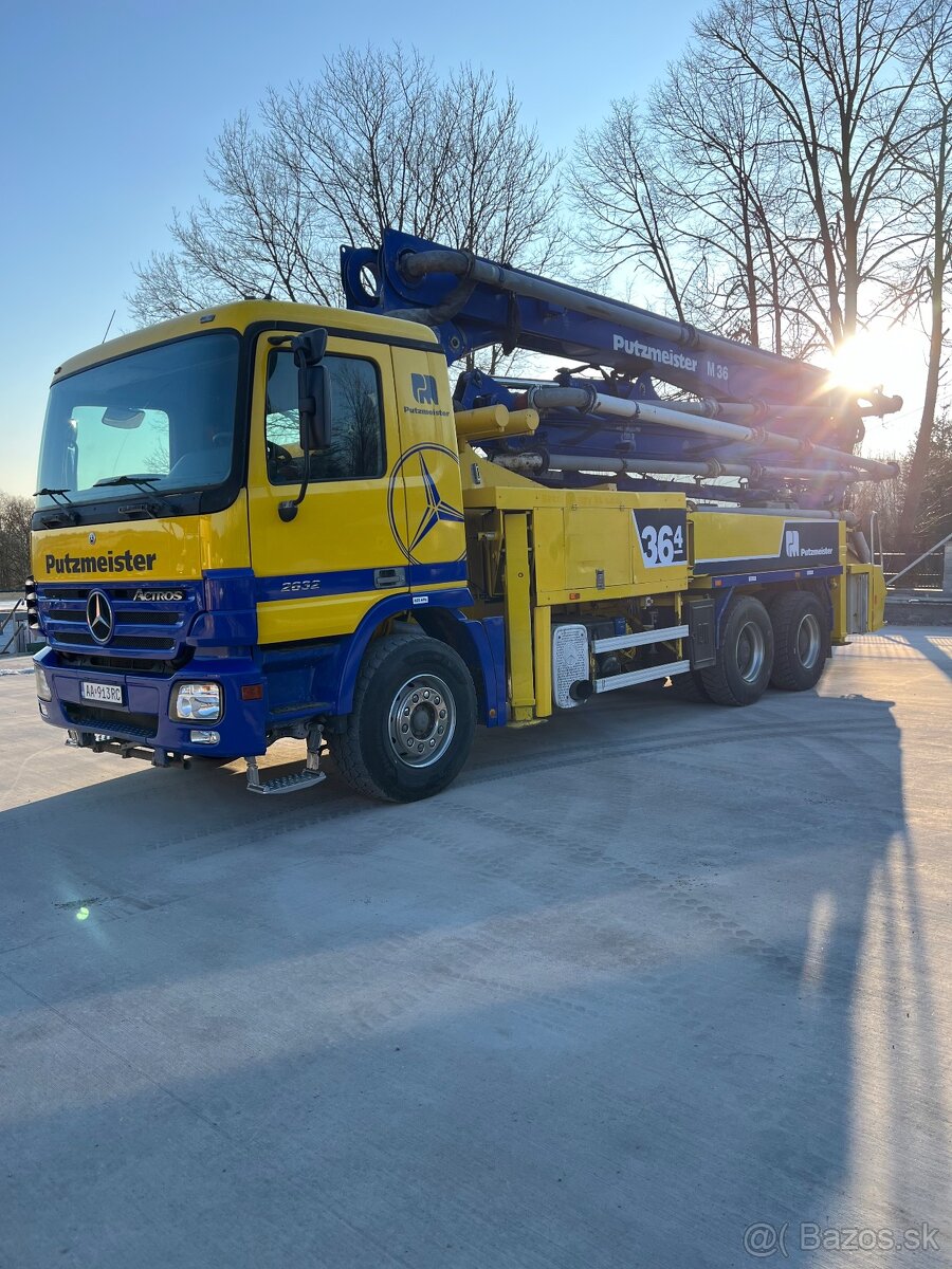 Betonpumpa Mercedes-Benz Actross-PutzmeisterM36