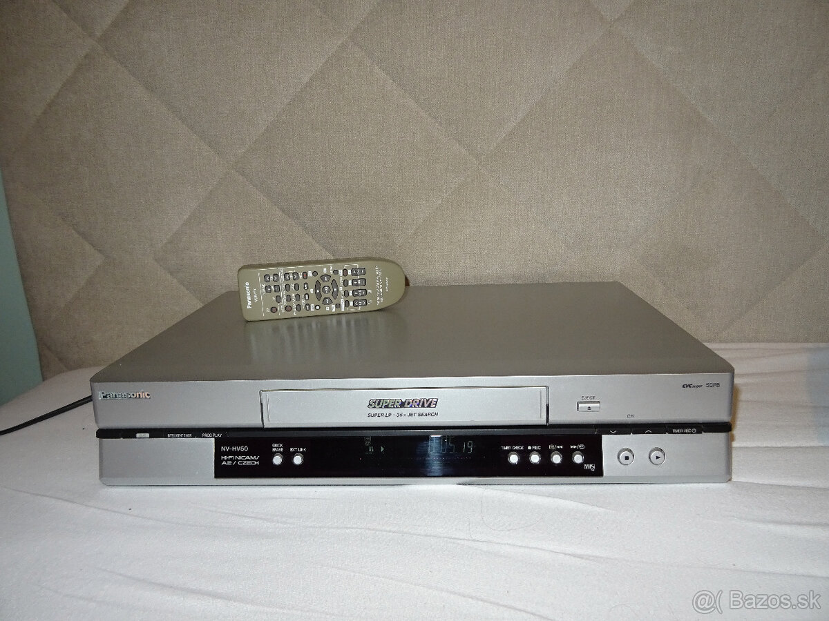 VHS videorekordér PANASONIC NV-HV50, 6 hlav,Hifi Stereo