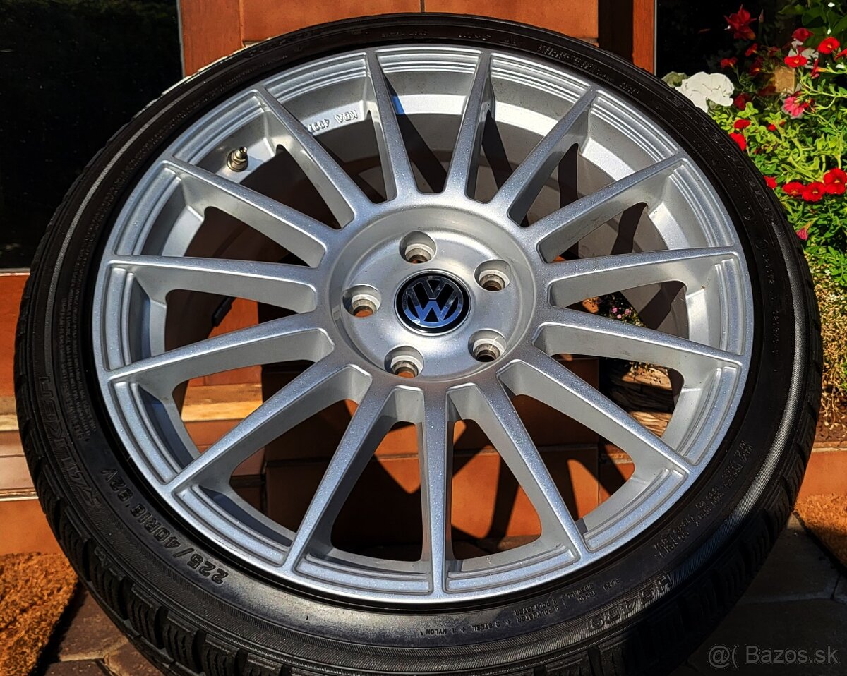 alu R18 5x112, zimné pneu 225/40, VW Golf, Octávia, Leon