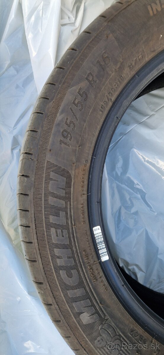 Predam pneumatiky Michelin 195/55/R16