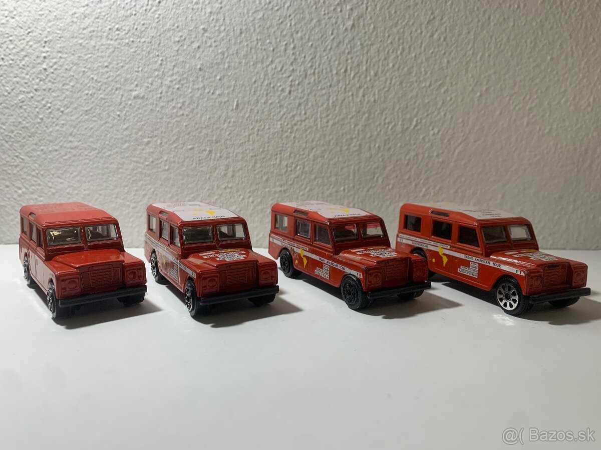 4x Land Rover Defender 1:47 BBurago