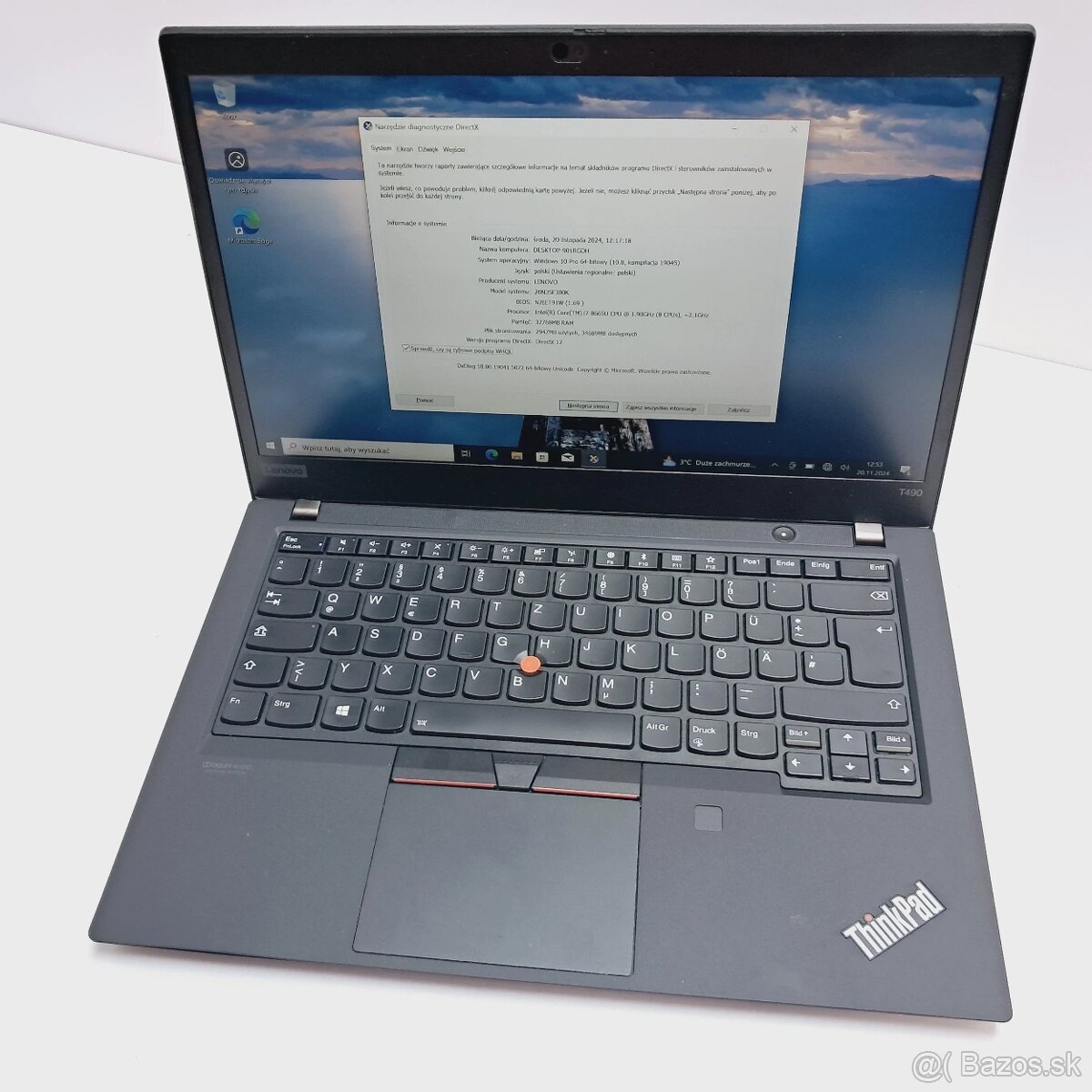 LENOVO THINKPAD T490 Touch