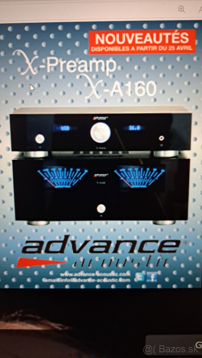 Predám highend audiofilskú zostavu Advance Acoustic