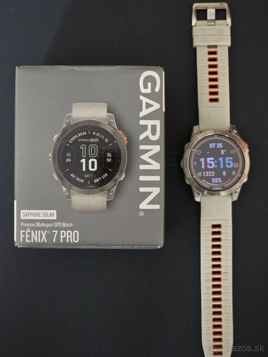 Garmin Fénix 7 pro sapphire solar