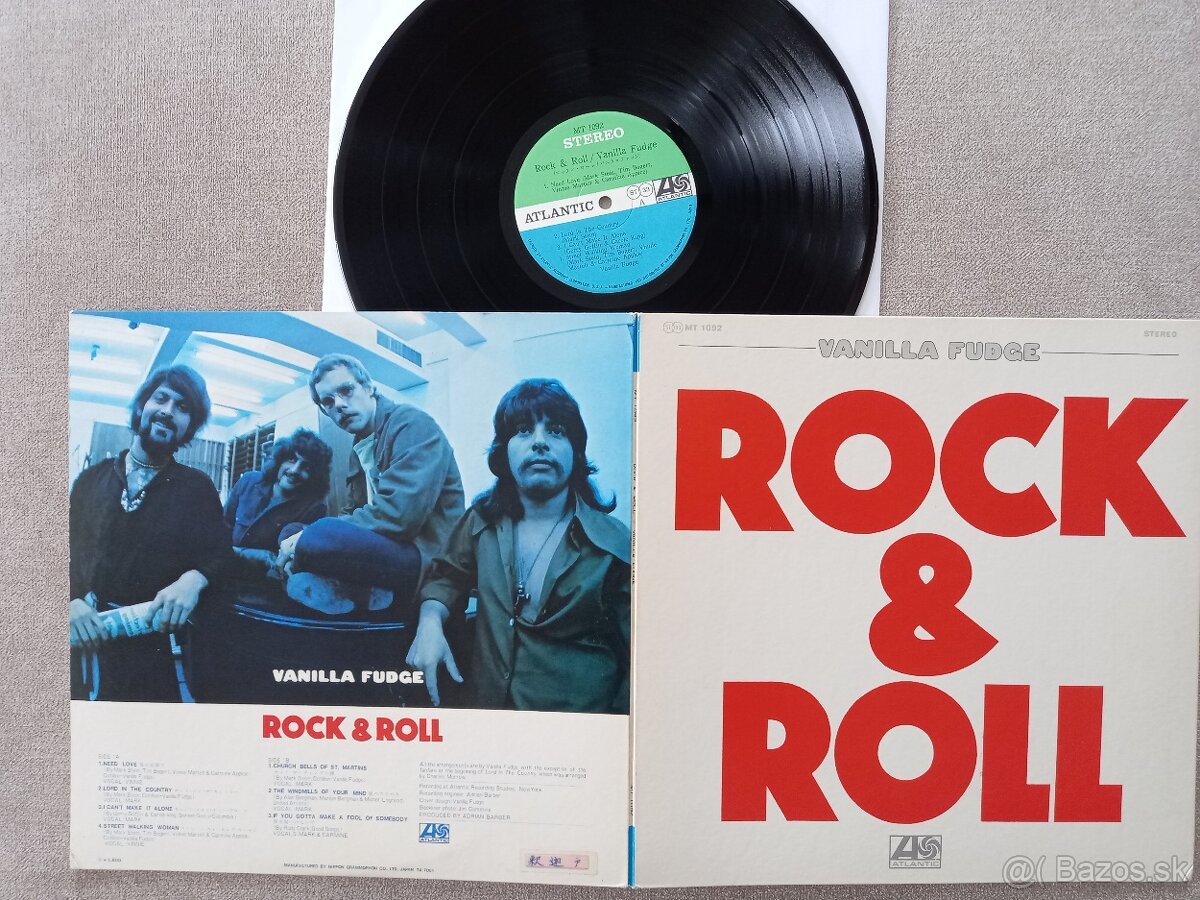 VANILLA  FUDGE „Rock n roll“ /Atlantic 1969/  rozkl. obal+vn