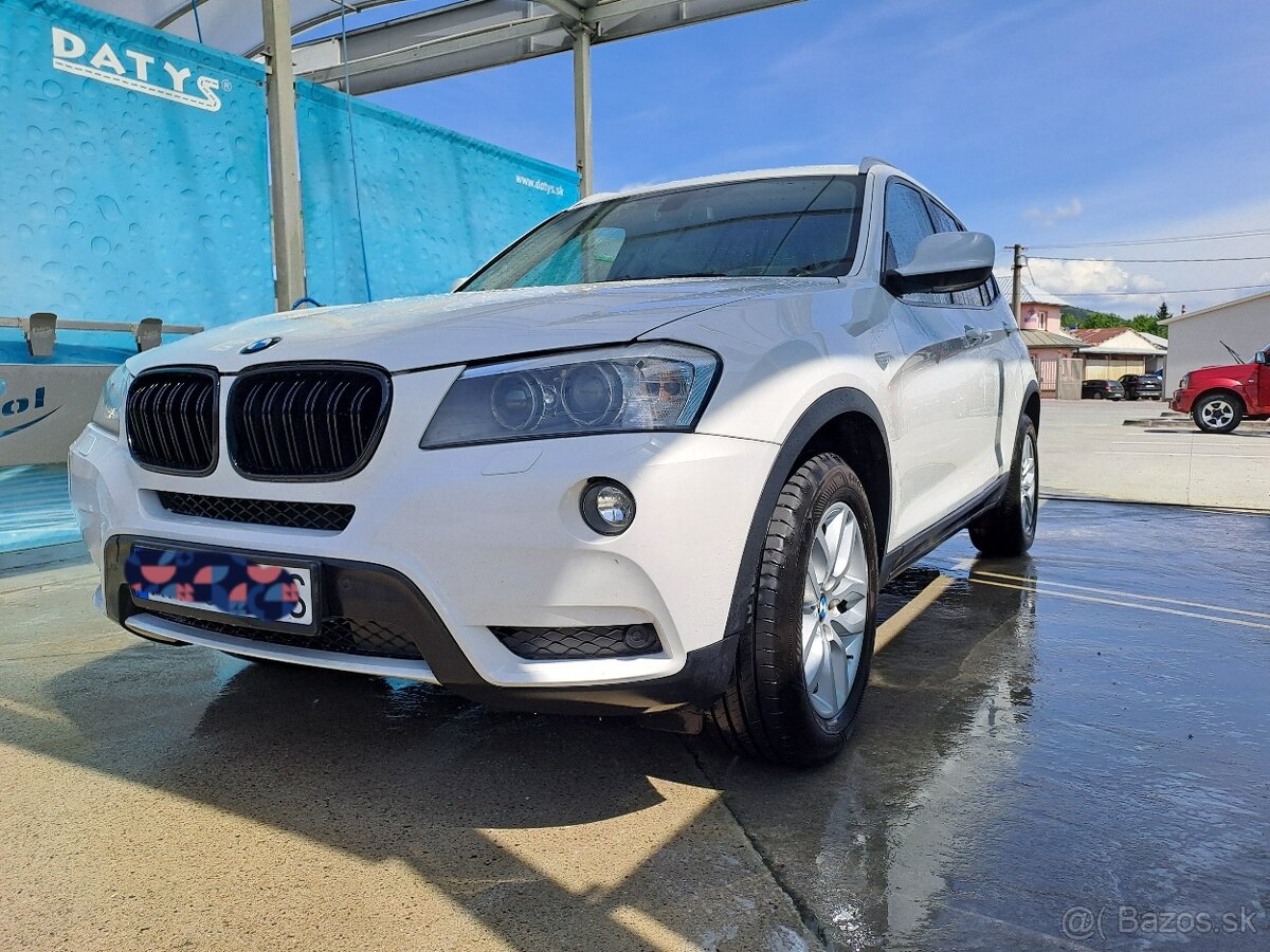 X3 xdrive 20i benzín  135kw. 2014