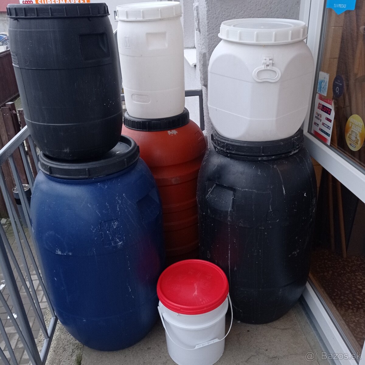 Plastové sudy 220 l,120 l,55 l,50l a vedrá