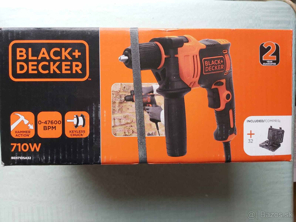 predam novu vrtacku Black&Decker BEH710SA32  710W