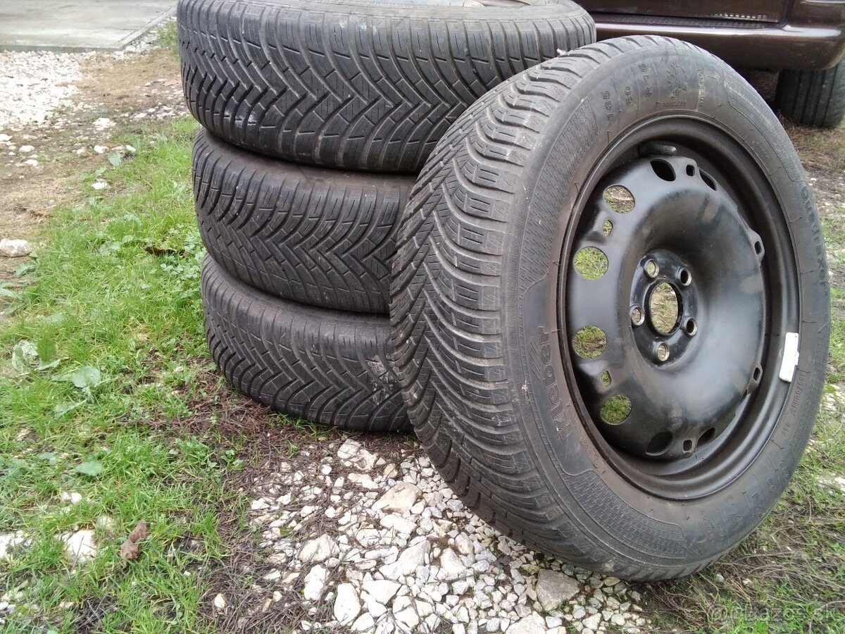 disky 5x100 r15 + zimné pneu 185/60 r15