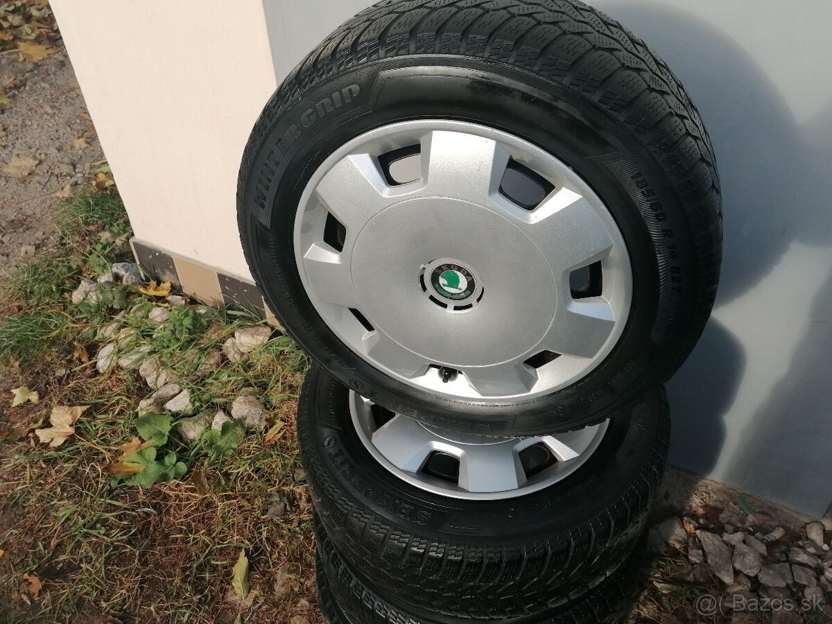 Plechové disky 5X100 185/60R14 Škoda Fabia 1,2