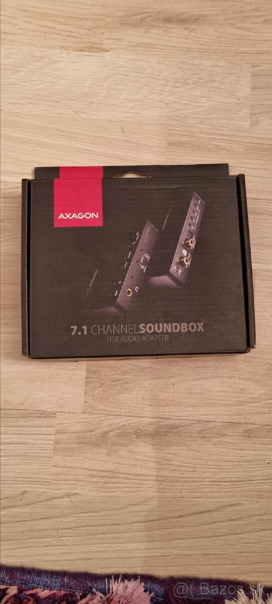 Externá zvuková karta axagon ada-7.1 channel soundbox