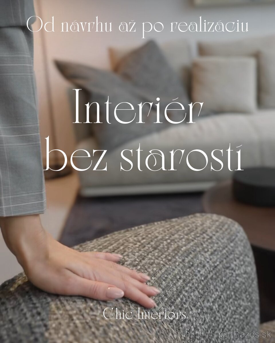 NÁVRHY A REALIZÁCIA INTERIÉROV, HOMESTAGING