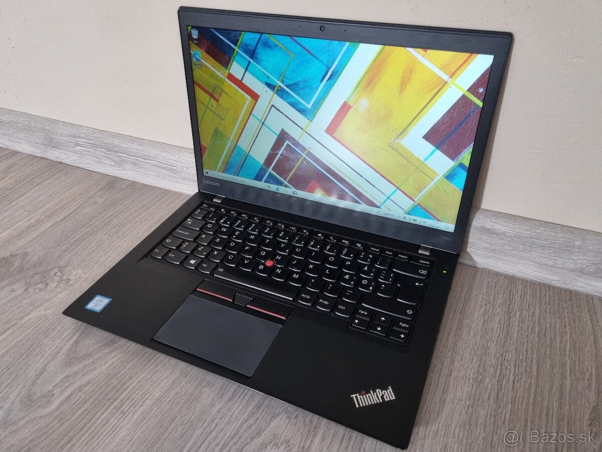 ▼LENOVO ThinkPad T460s - 14" / i7-6600U / 8GB / SSD / ZÁR▼