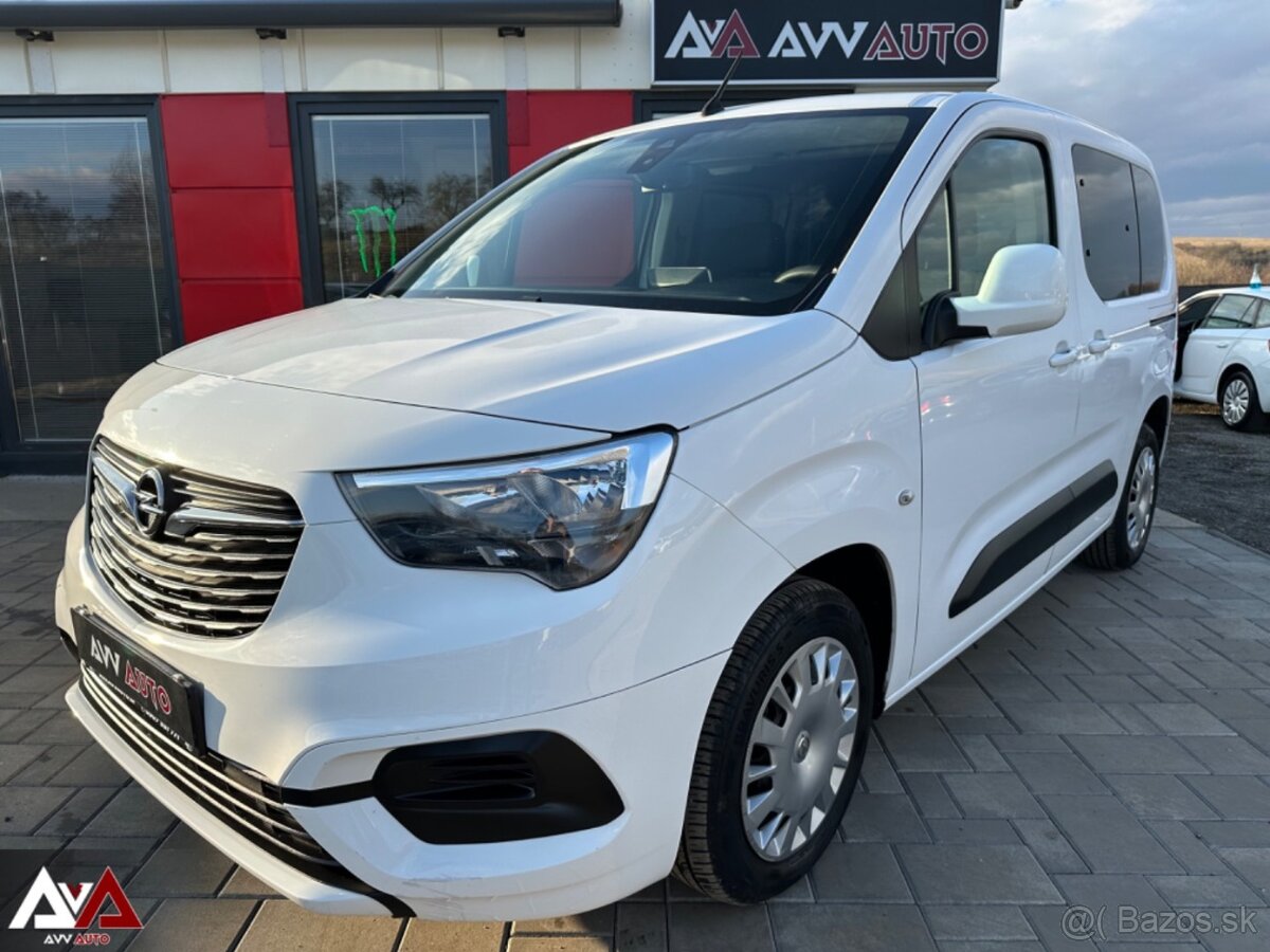 Opel Combo Life 1.2 Turbo Enjoy, Pôvodný lak, 101 505km, SR