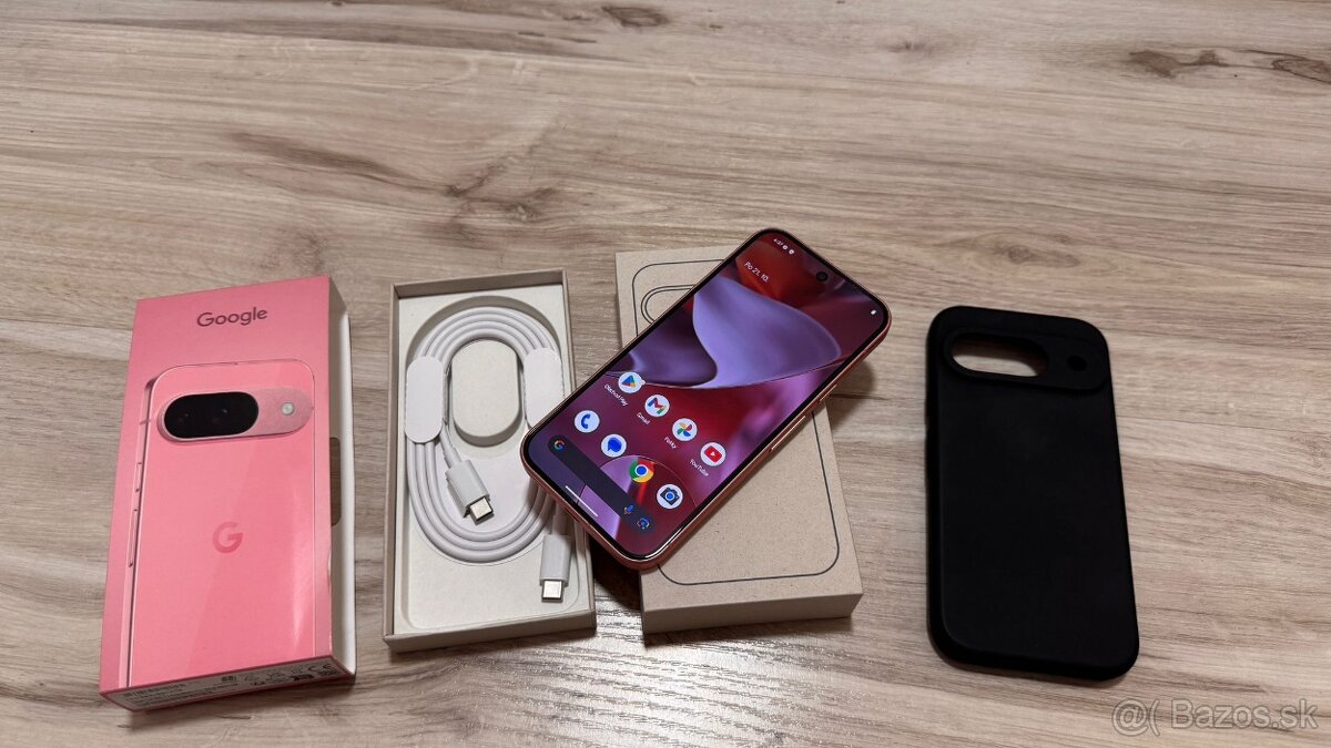 Google Pixel 9 256Pink obal +sklo záruka o2