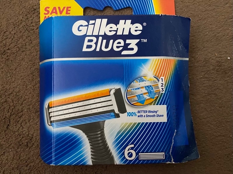 Predam tieto originalne hlavice Gillette Blue 3, 6 kusov