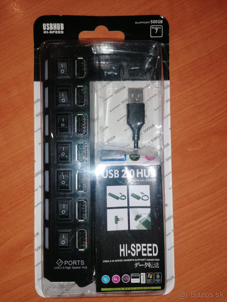 Predam USB 2.0 HUB support 500 gb