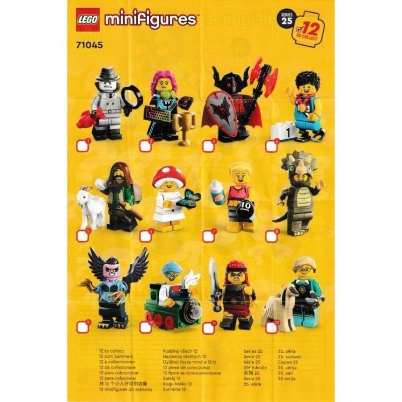 Lego minifigurky, minifigures séria 25 CMF nové