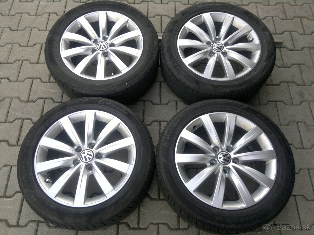 Elektrony VW Sharan SYDNEY 5x112 r17, letne pneu. 225/50 r17