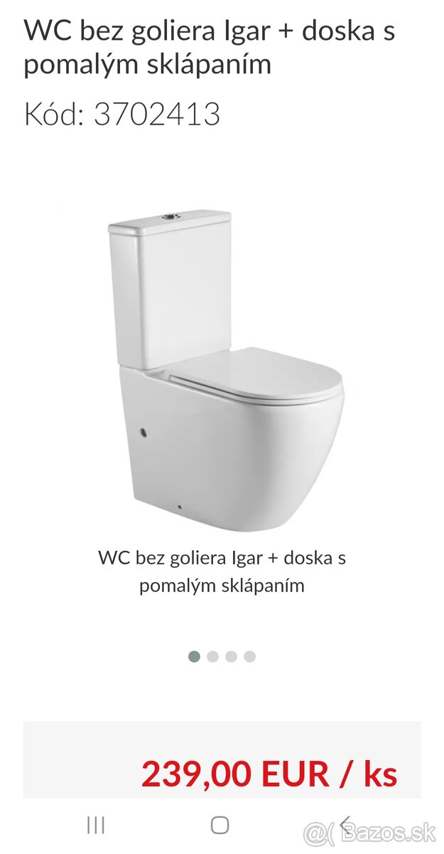 Nove,nepouzite wc