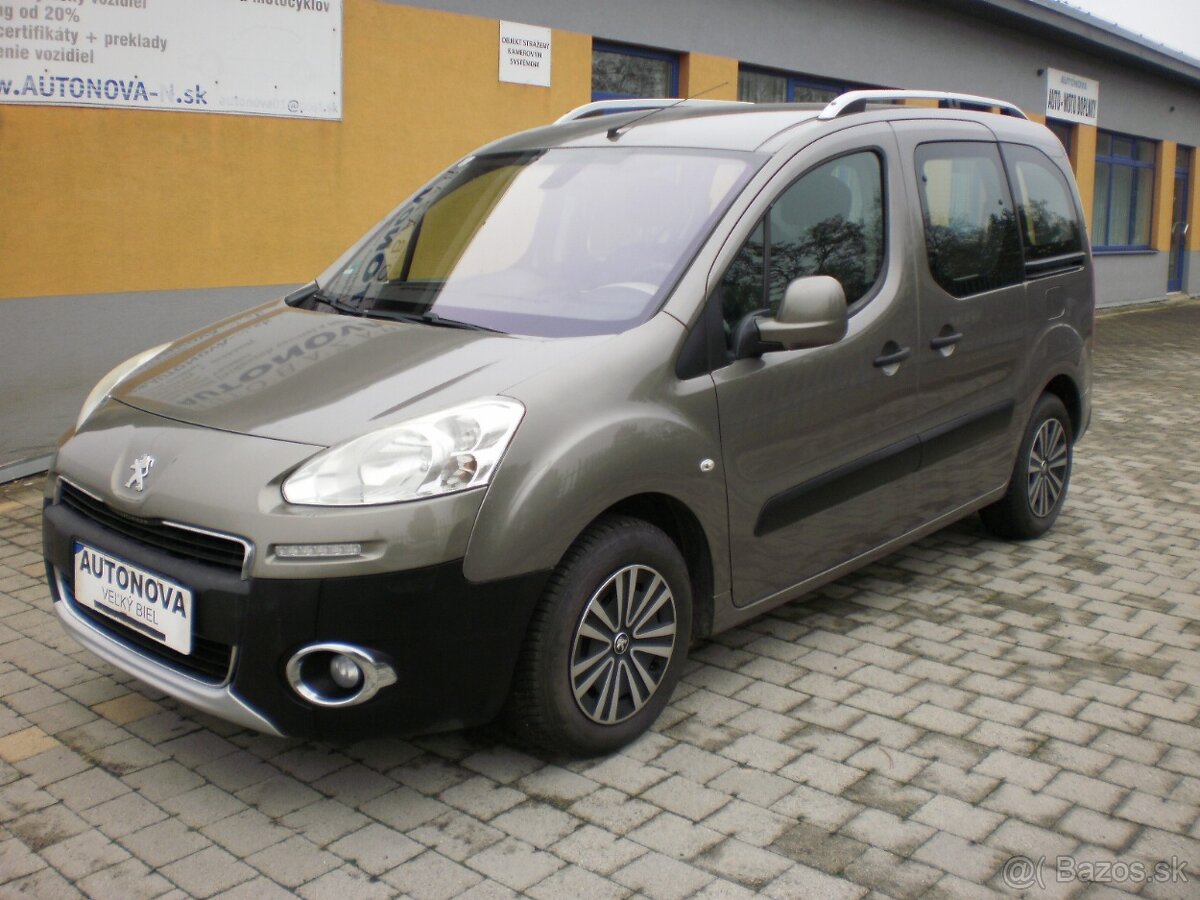 Peugeot Partner Tepee 1,6HDI 68kW, M5, r.2012