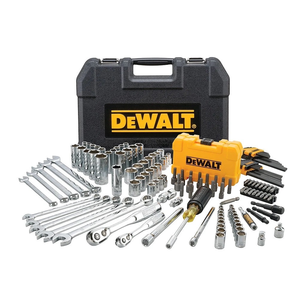 DEWALT SADA HLAVÍC PLUS RAČŇE 1/4” a 3/8” 142KS 

