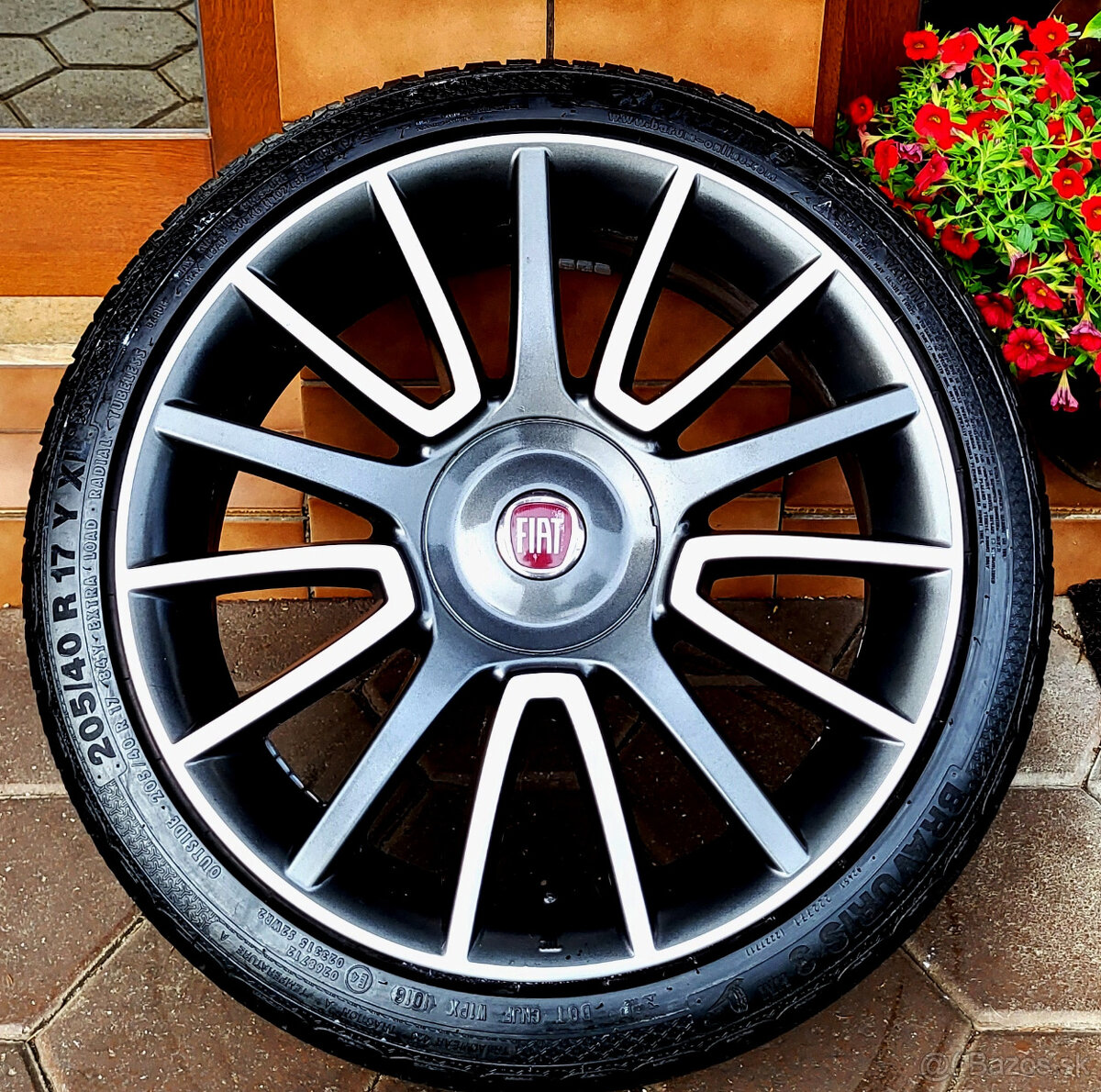 alu R17 4x98, bicolor, orig. Fiat