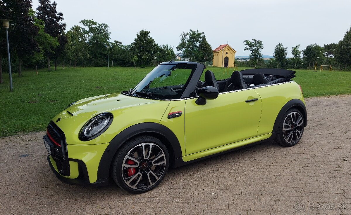 Mini Cooper JCW cabrio, rv 2022, 11000km,  Top Stav