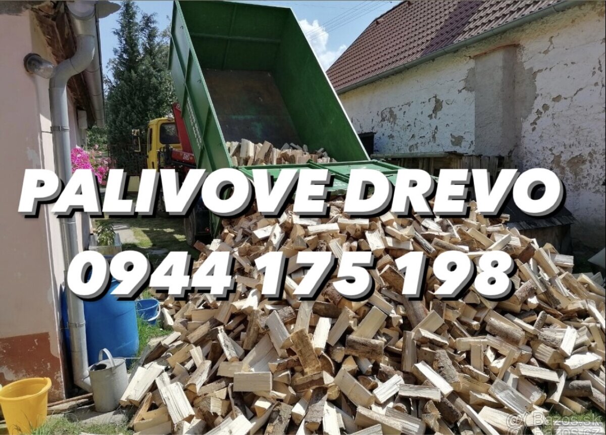 Štiepane palivove DREVO ✅