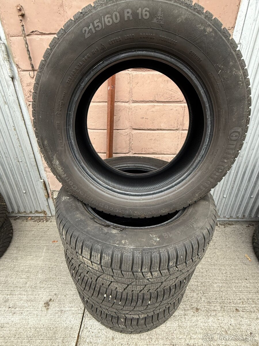 Zimne pneumatiky CONTINENTAL 215/60 R16