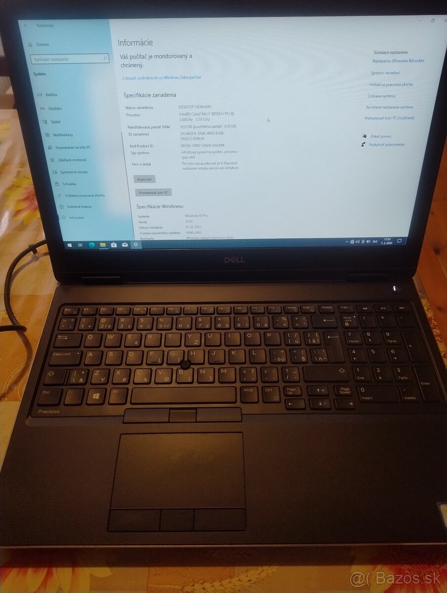 Dell precision 7530.