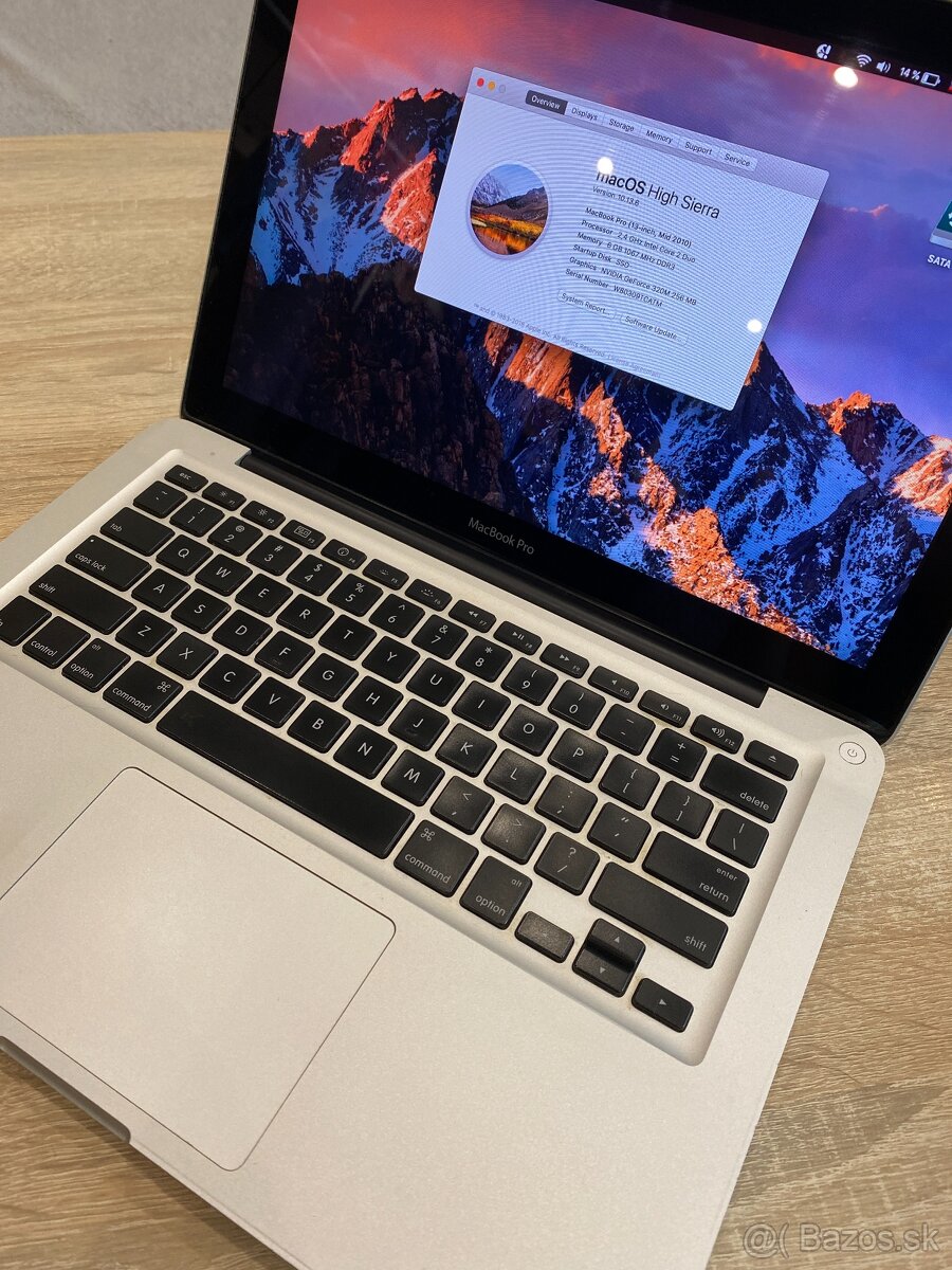 MacBook PRO 2010, 13", 6GB RAM, SSD