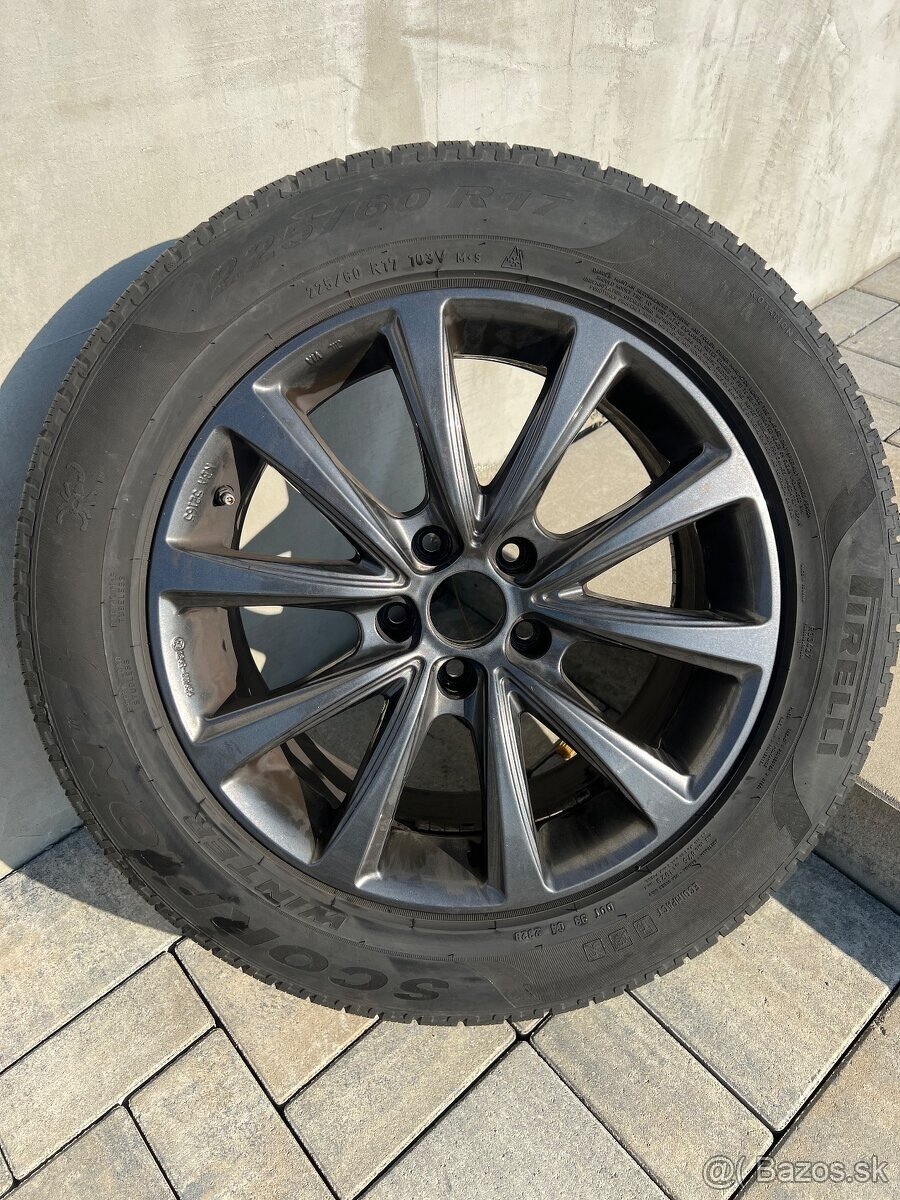 Predám SADU 4KS diskov VW GROUP 5x112 R17, PNEU na dojazd