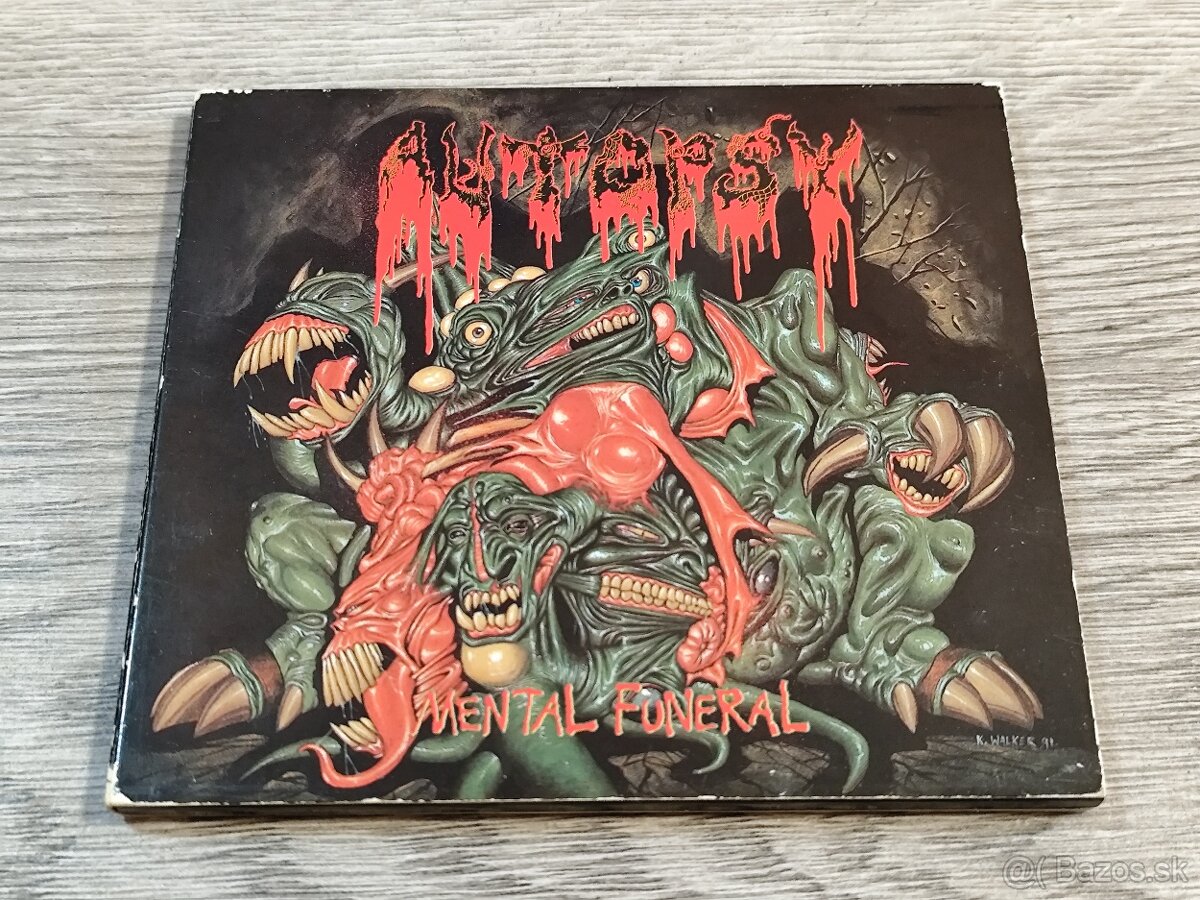 AUTOPSY - "Mental Funeral" 1991 digi-CD -RARITA-