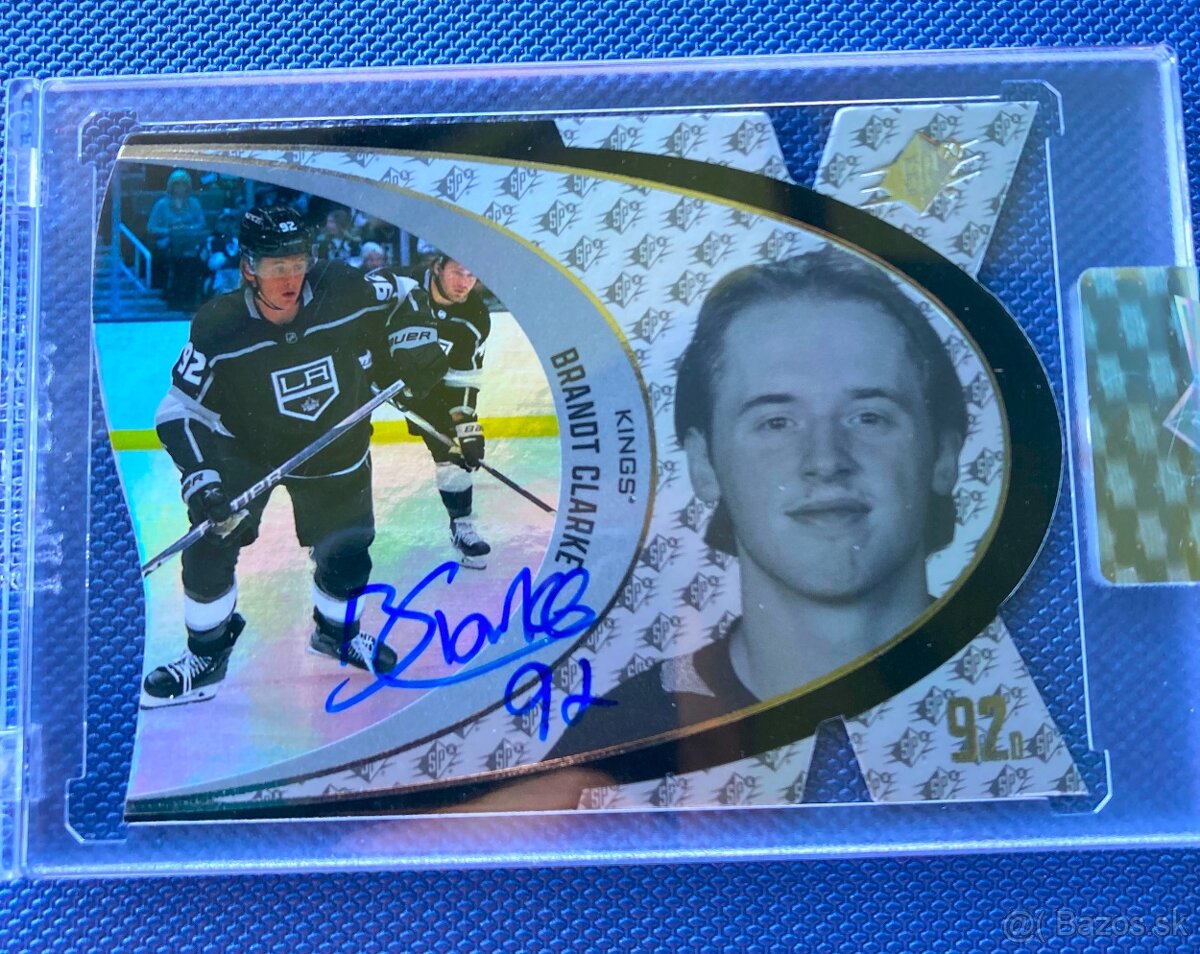 Hokejové kartičky-2022-23 Brandt Clarke Rookie ClearCut Auto