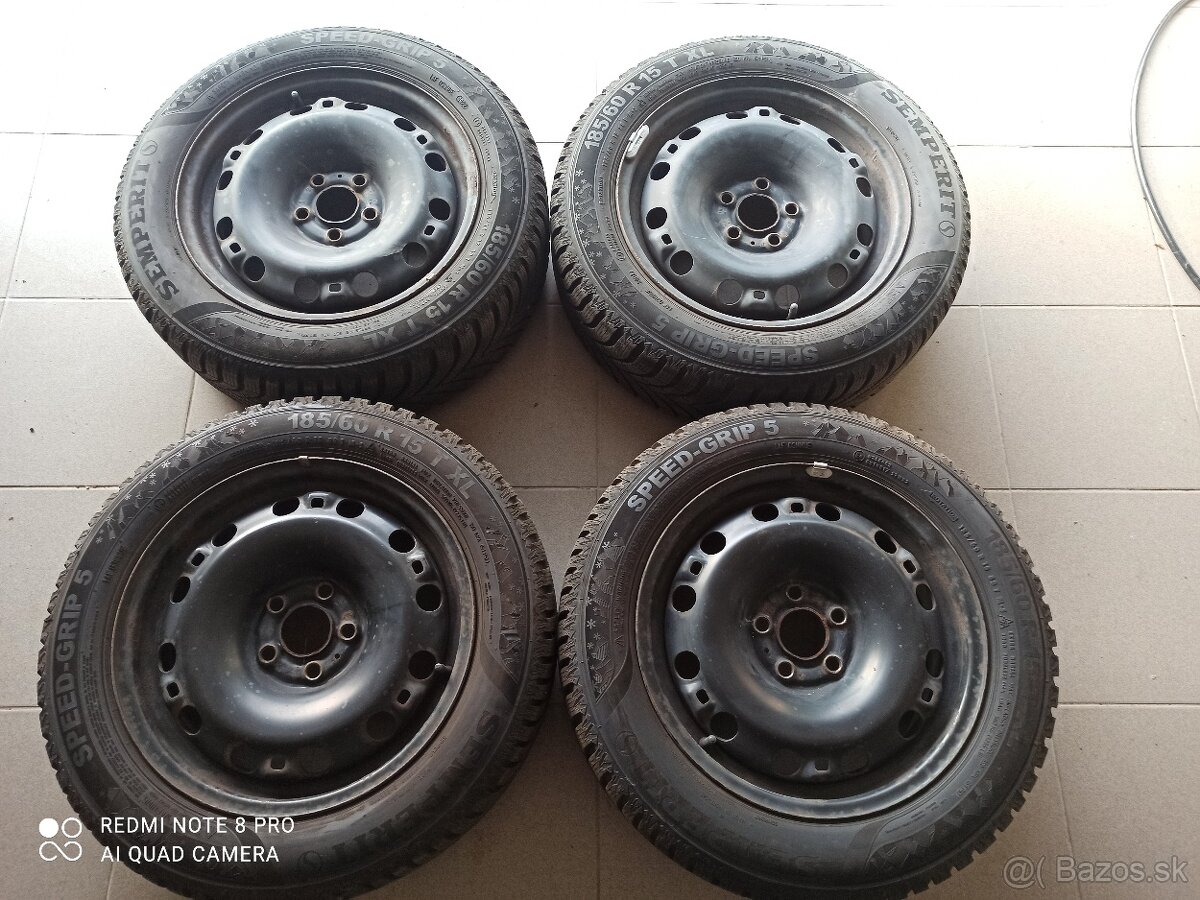 predam samotne disky 5x100 R15 na Skoda, VW, Seat