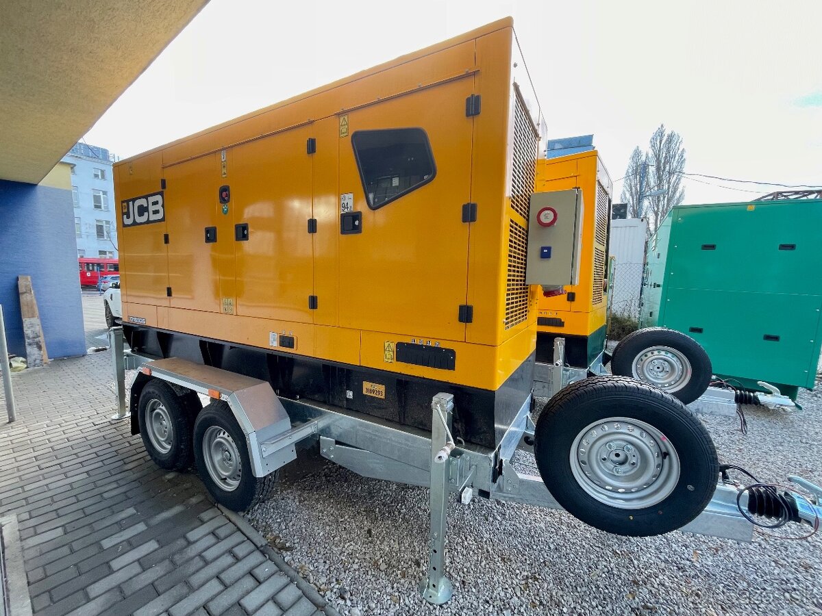 Elektrocentrála JCB 165 kVA na prenájom