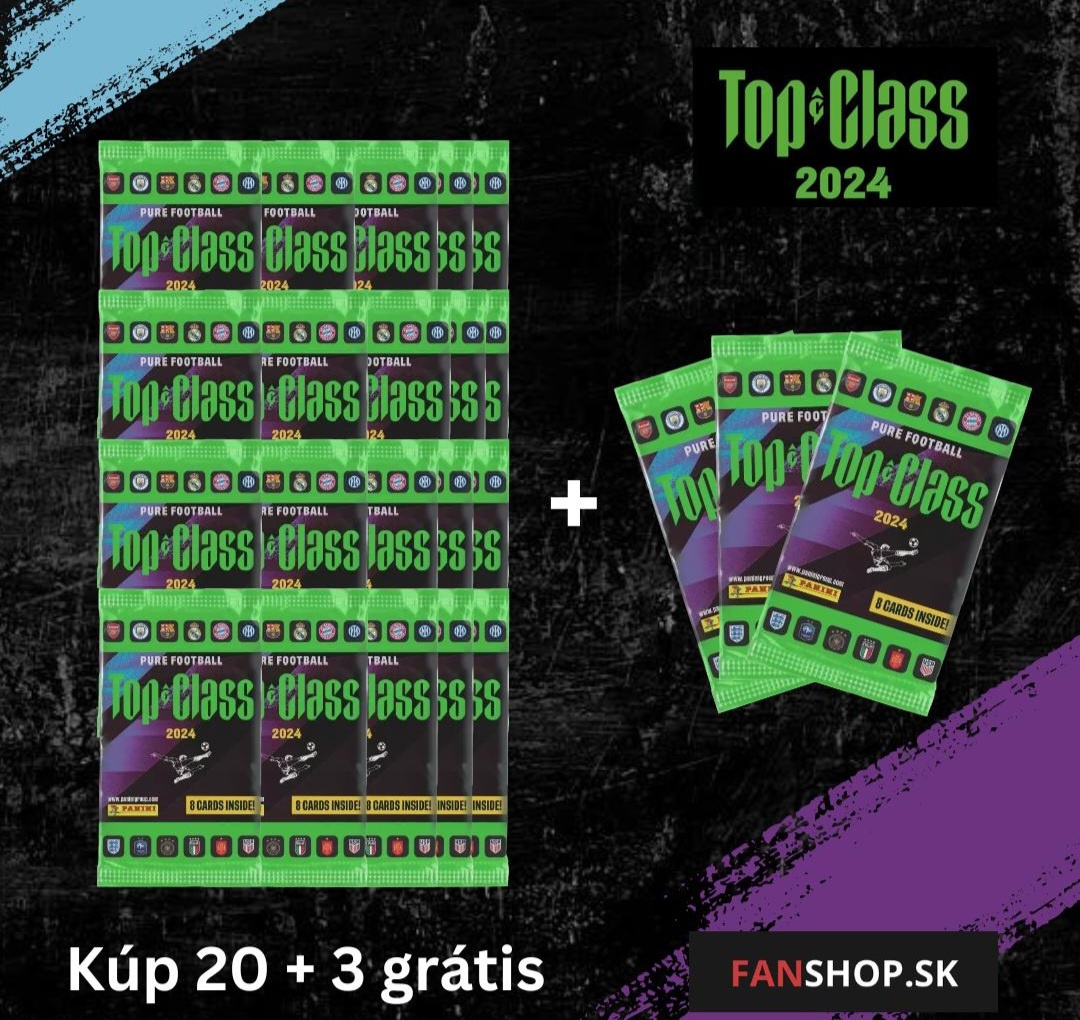 20+3 balicky  GRATIS - TOP CLASS 2024 PANININI