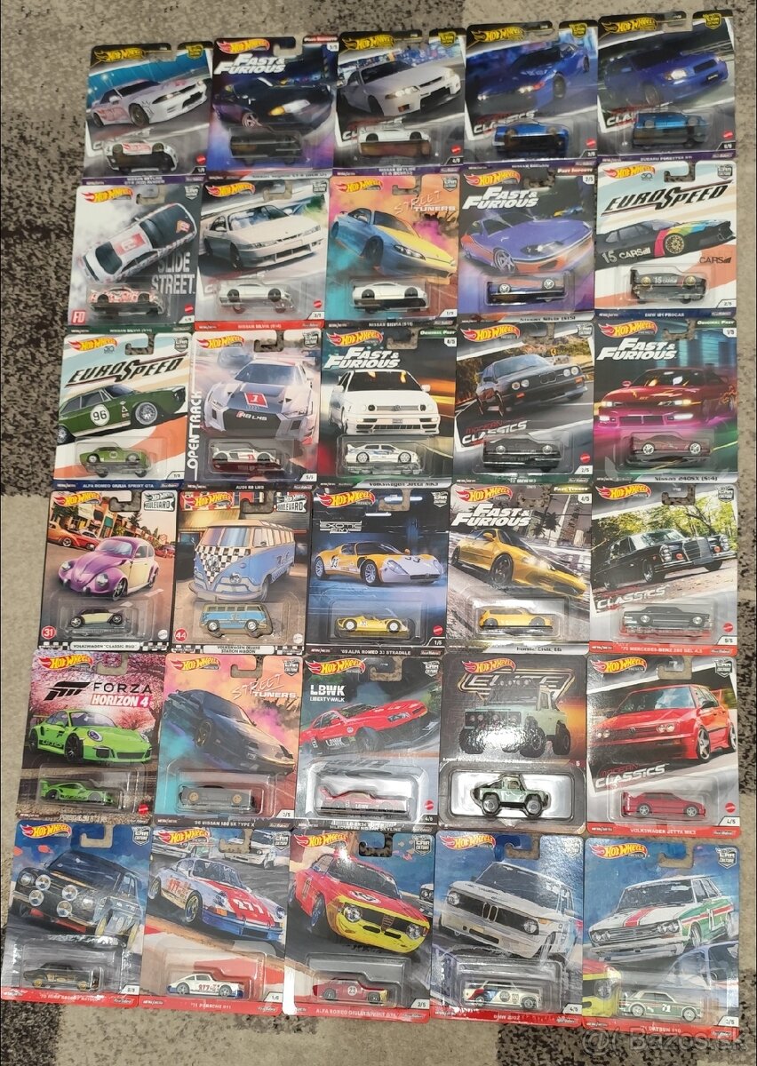 Hot wheels premium mix