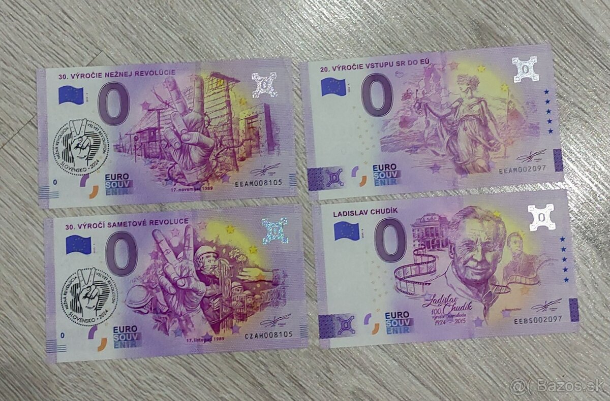 0 EUR bankovky